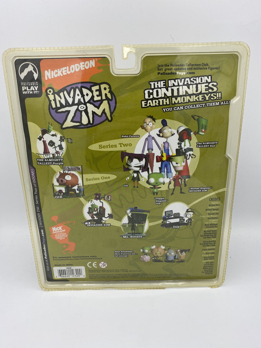 Palisades Toys Invader Zim Gaz (with House Parts) Exclusive Figure