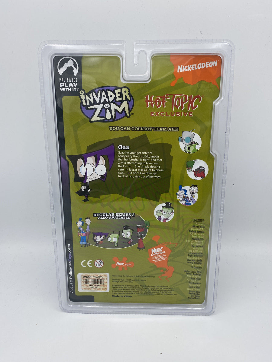 Palisades Toys Invader Zim Gaz (with Pizza) Exclusive Figure