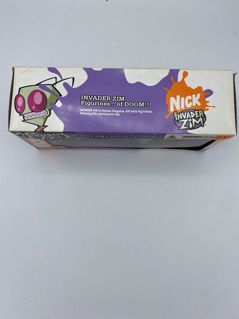 Palisades Toys Nickelodeon Invader Zim Figurines of Doom Pack (Zim, Gir, Baloney Dib, Beaver Gaz) Palisades Toys