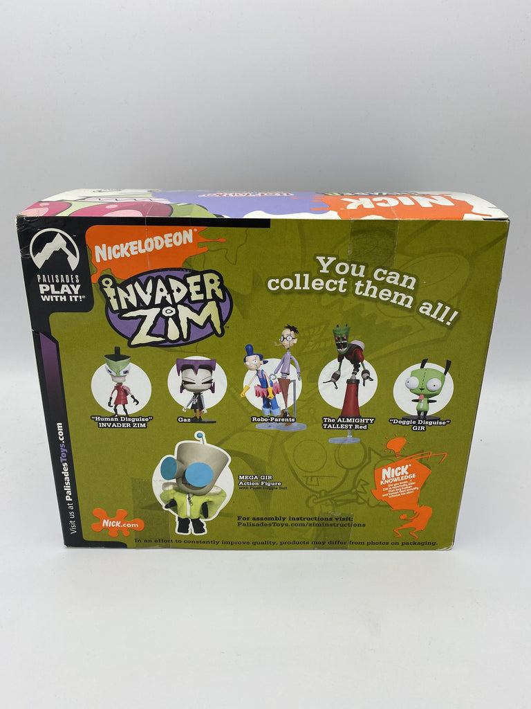 Palisades Toys Nickelodeon Invader Zim Germ Fighting Invader Zim and Gir Exclusive Figure Palisades Toys