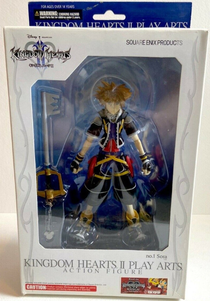Play Arts Kingdom Hearts 2 No.1 Sora 7 Inch Figure (Shelf Wear)