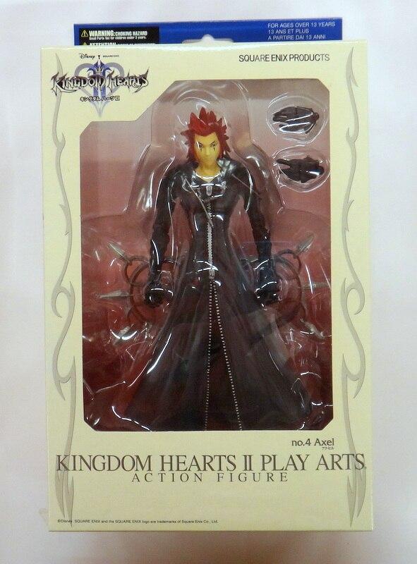 Play Arts Kingdom Hearts 2 No.4 Axel 7 Inch Figure (Box Damage)