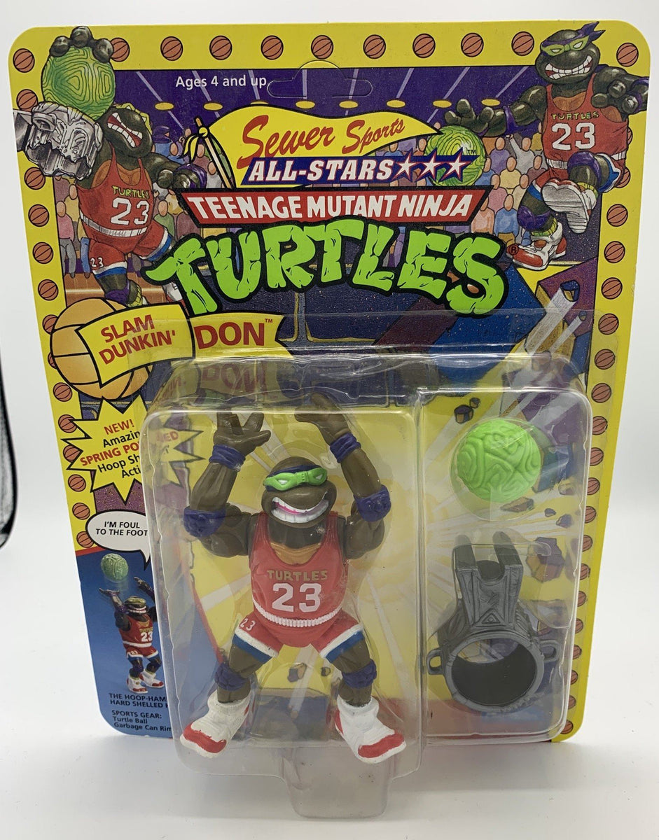 TMNT ミュータント タートルズ / Slam Dunkin' Don /美品 Teenage Mutant Ninja Turtles Classic Sewer Sports All-Stars Slam