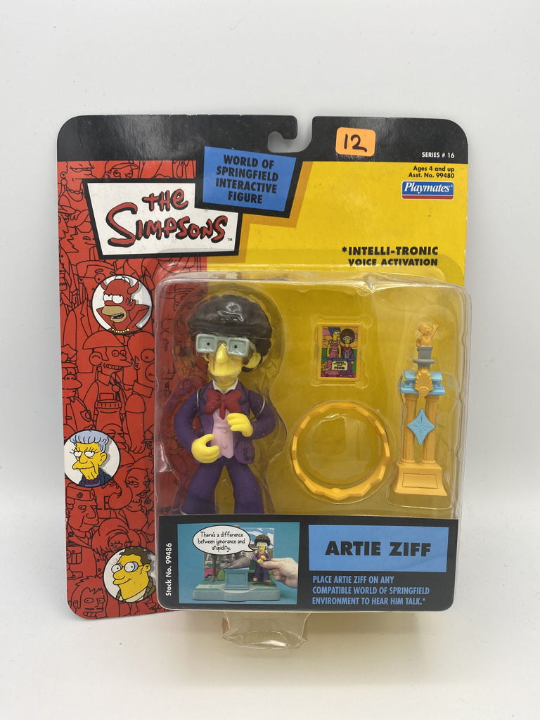 Playmates The Simpsons Artie Ziff Series #16 Action Figure