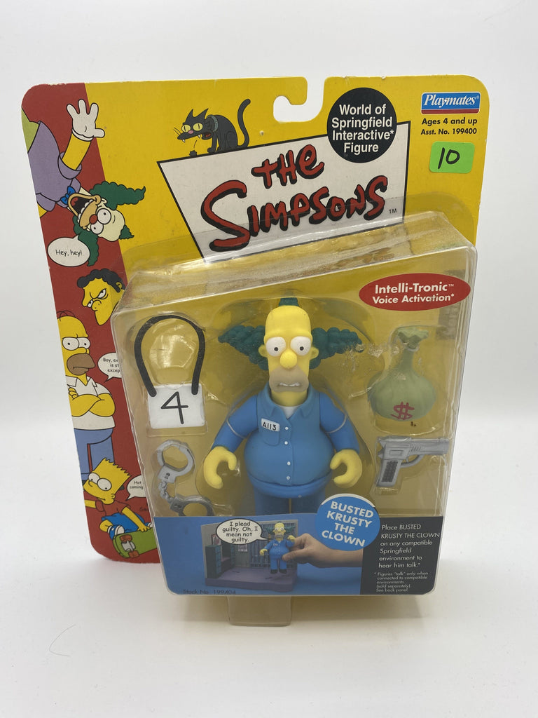 Playmates The Simpsons Busted Crusty the Clown Series #9 Action Figure