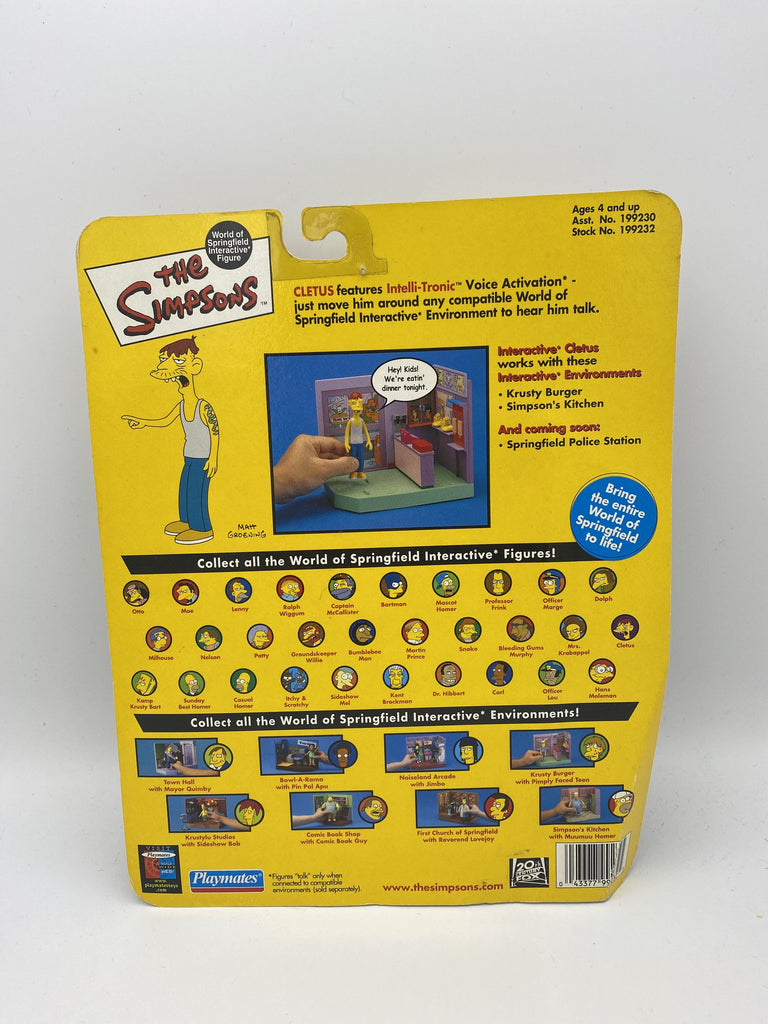 Playmates The Simpsons Cletus Series #7 Action Figure Neca 