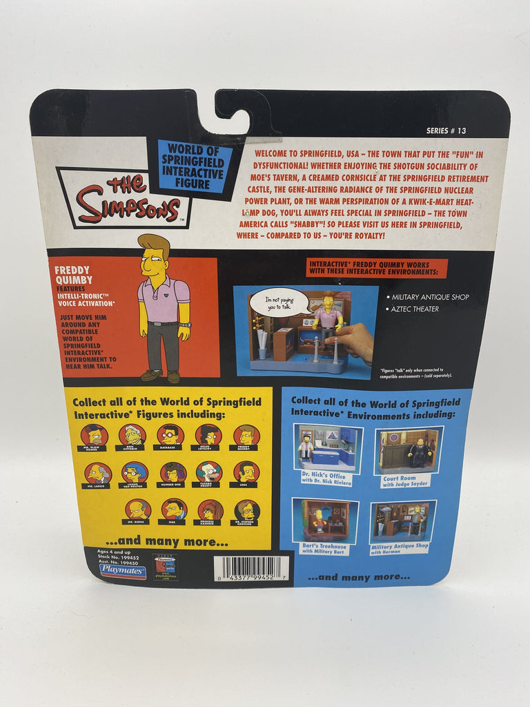 Playmates The Simpsons Freddy Quimby Series #13 Action Figure playmates 