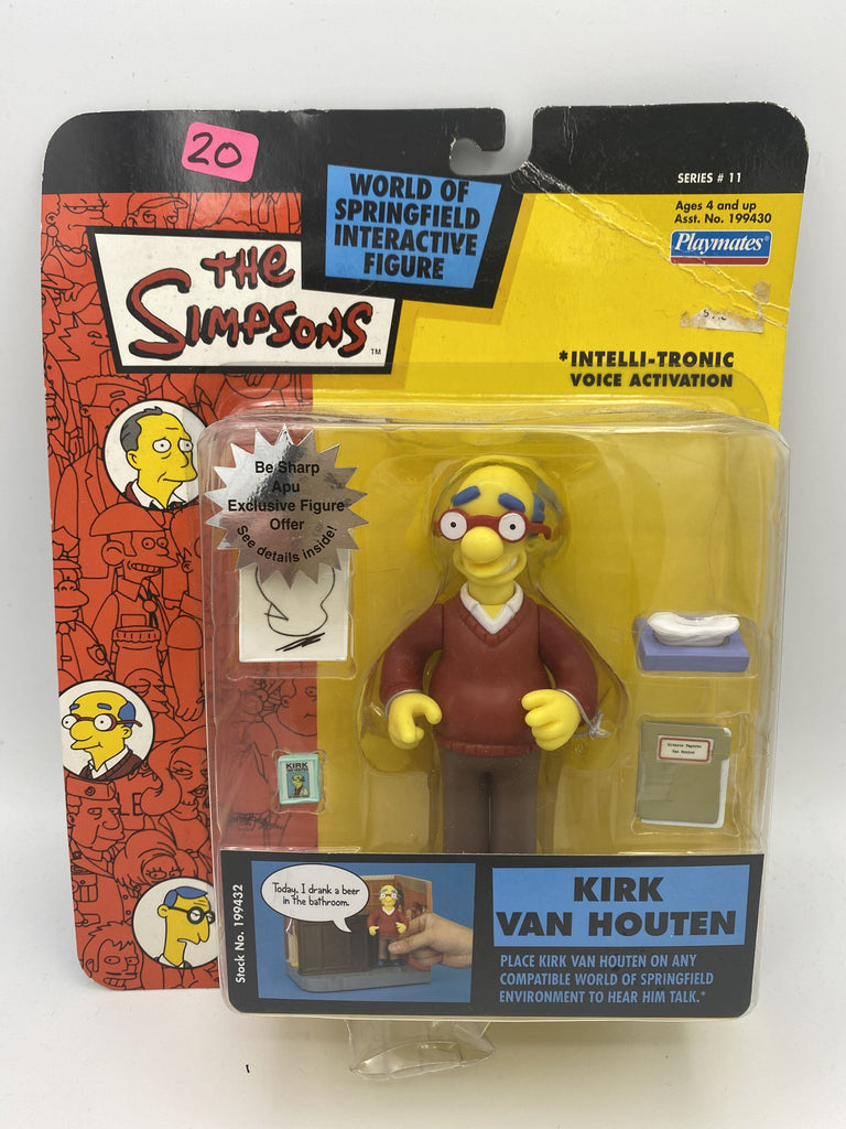 Playmates The Simpsons Kirk Van Houten Series #11 Action Figure