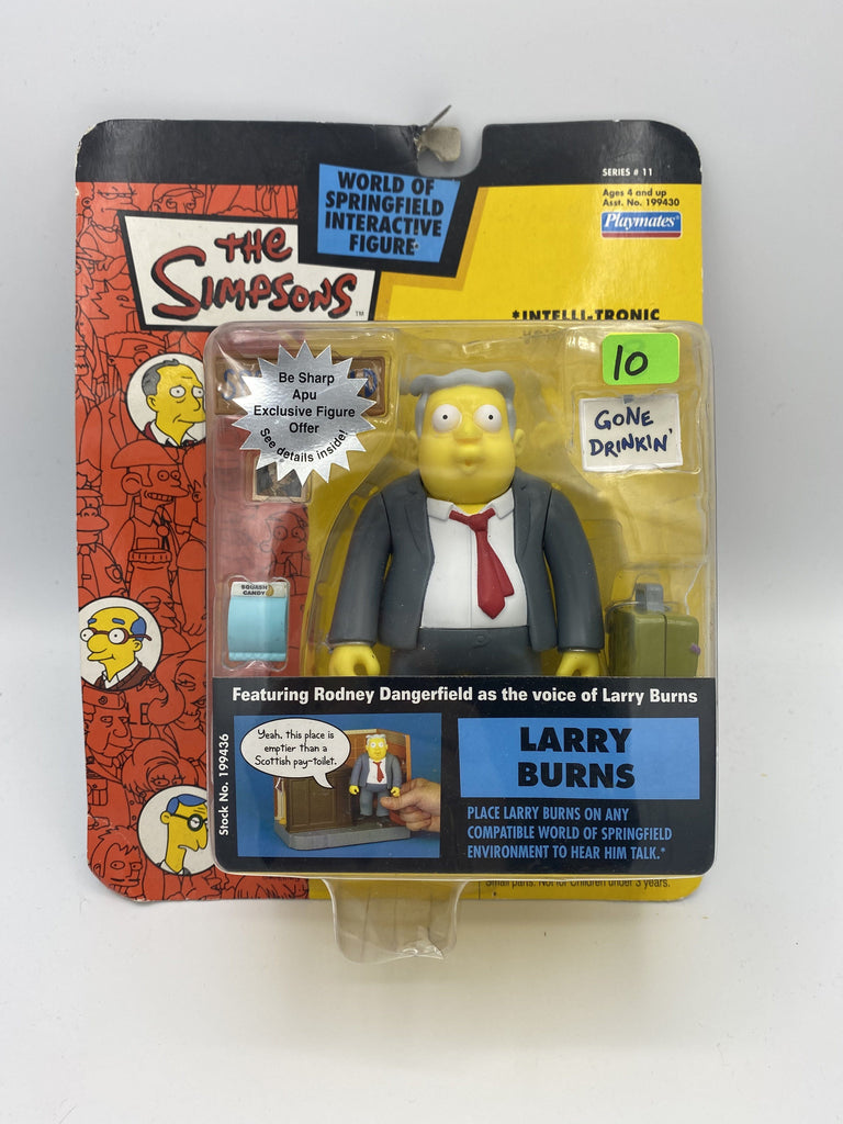 Playmates The Simpsons Larry Burns Series #11 Action Figure