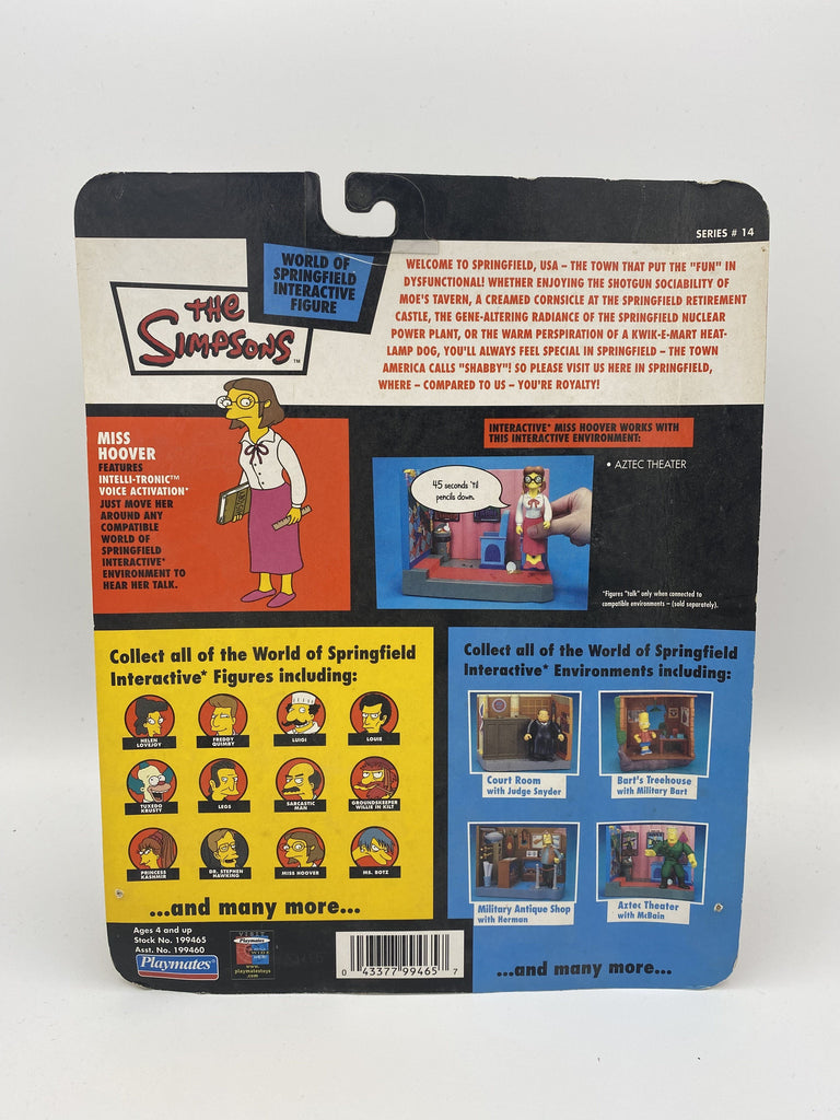 Playmates The Simpsons Miss Hoover Series #14 Action Figure playmates 