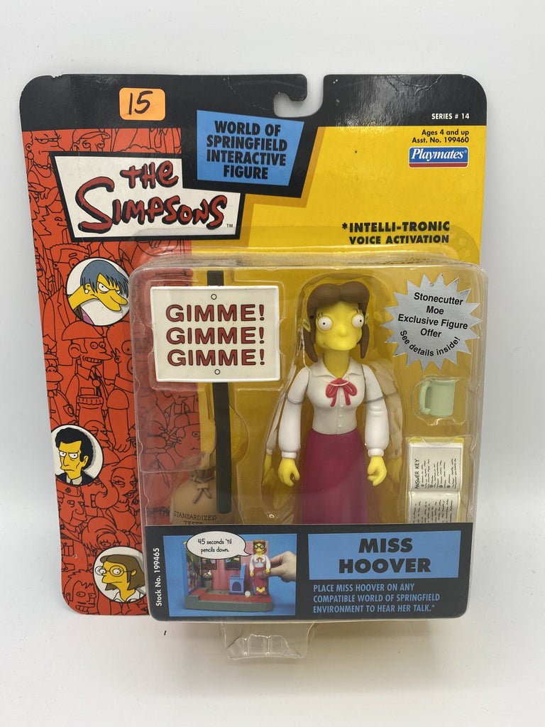 Playmates The Simpsons Miss Hoover Series #14 Action Figure