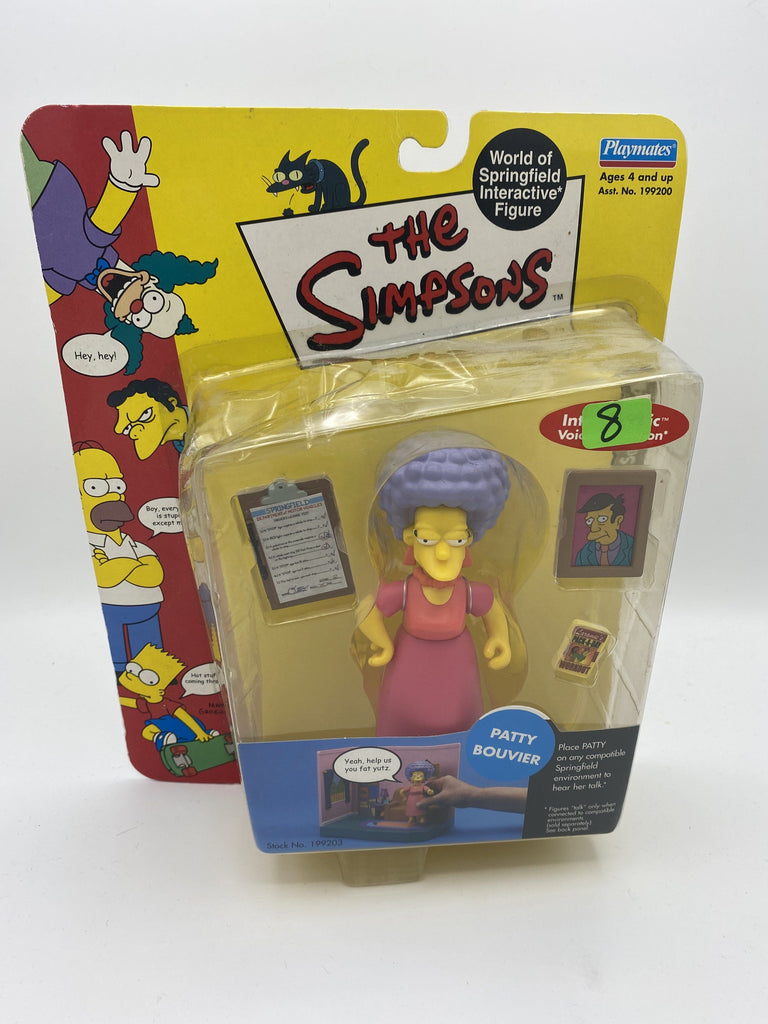 Playmates The Simpsons Patty Bouvier Series #4 Action Figure