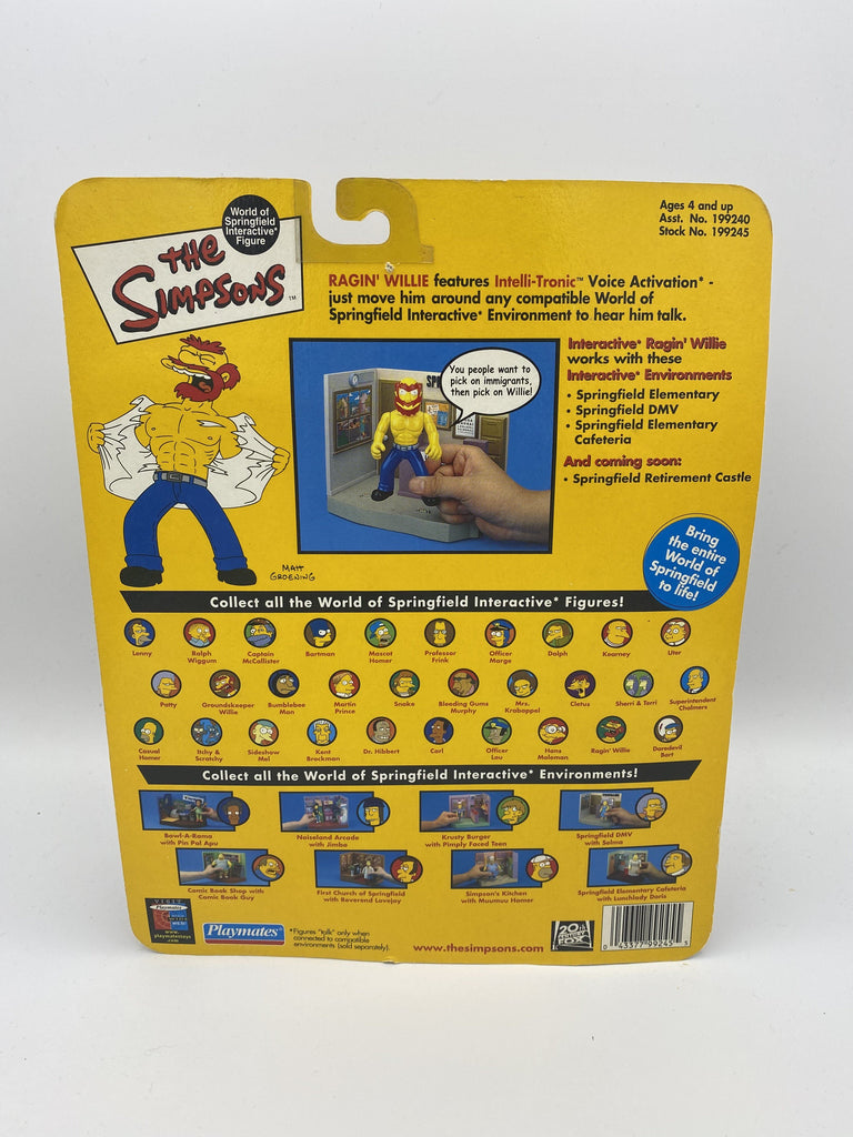 Playmates The Simpsons Ragin' Willie Series #8 Action Figure playmates 