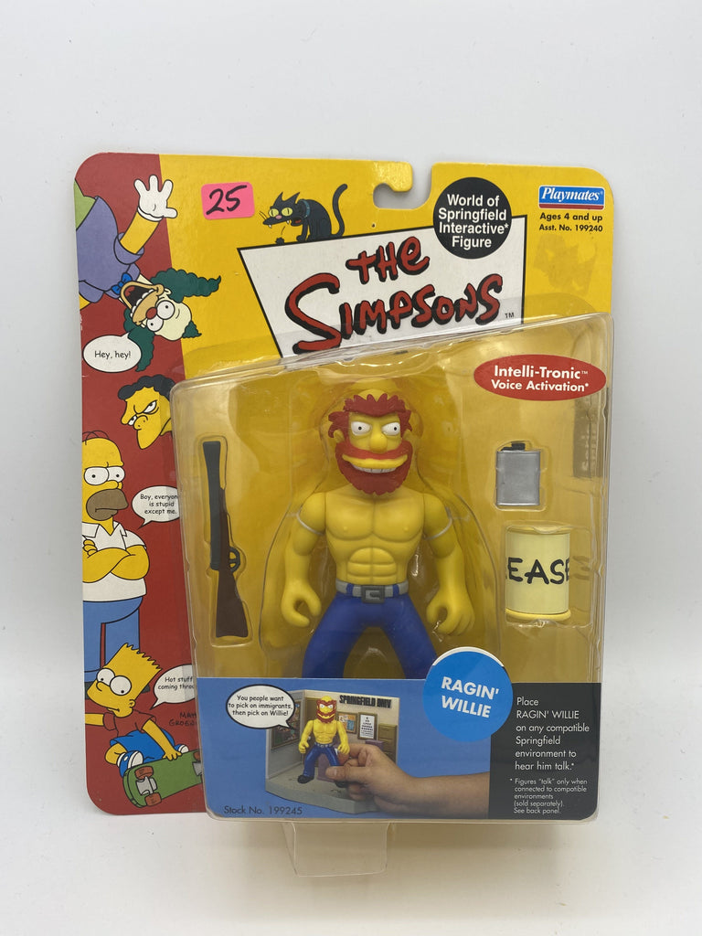 Playmates The Simpsons Ragin' Willie Series #8 Action Figure