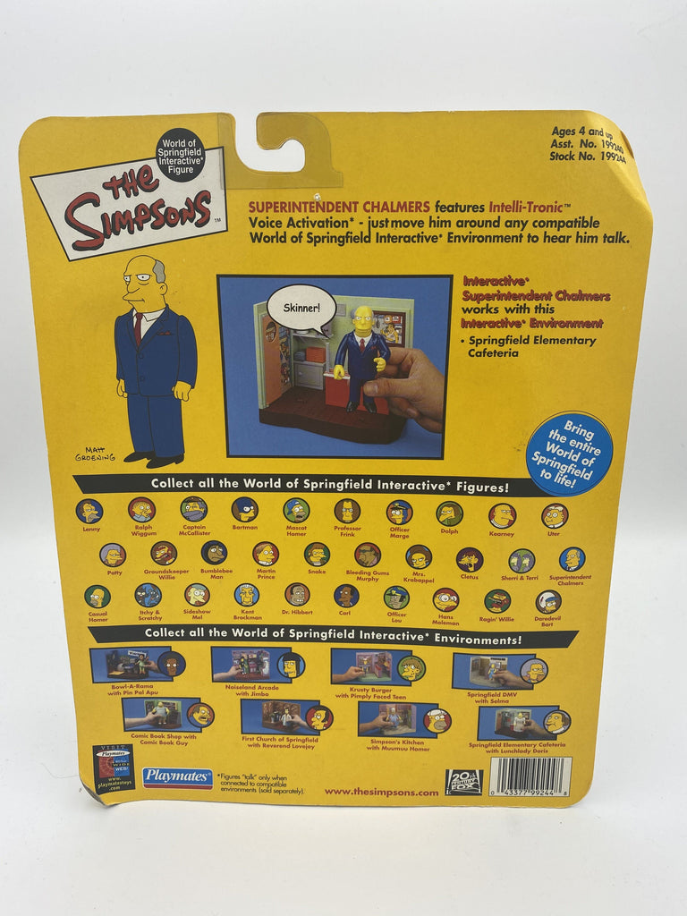 Playmates The Simpsons Super Intendant Chalmers Series #8 Action Figure Neca 
