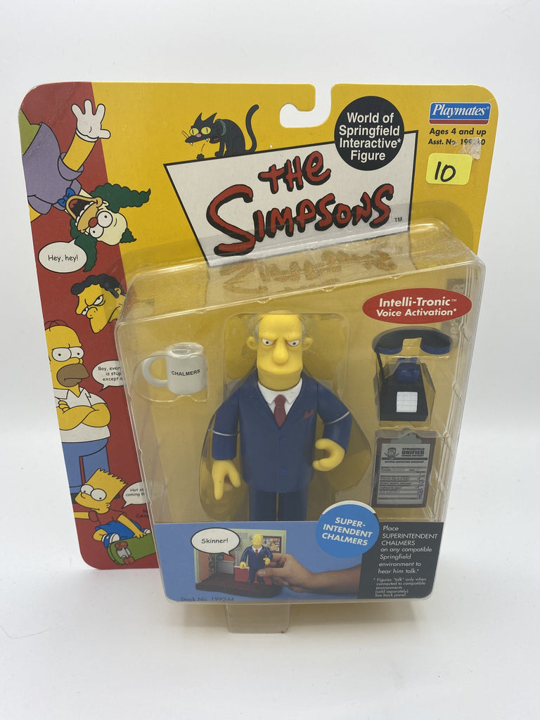 Playmates The Simpsons Super Intendant Chalmers Series #8 Action Figure