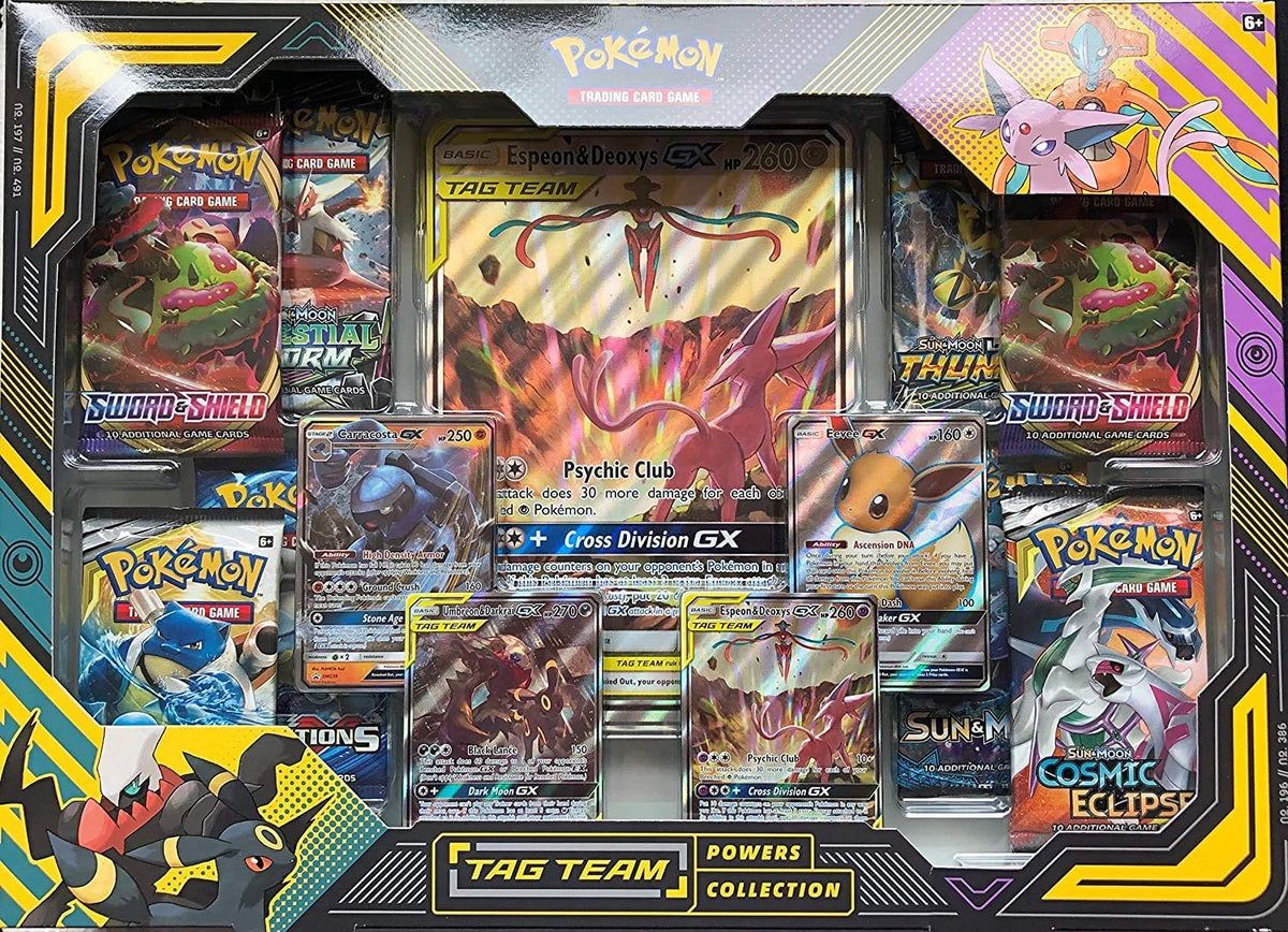 Pokemon TCG Tag Team Powers Collection Box | Undiscovered Realm Pokemon TCG Tag Team Powers Collection Box | Undiscovered Realm