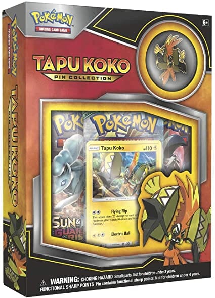 Pokemon TCG Tapu Koko Pin Collection