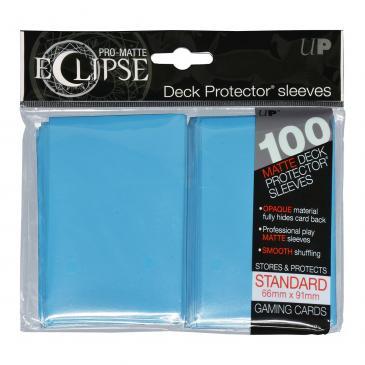 PRO-Matte Eclipse Sky Blue Standard Deck Protector sleeve 100ct Undiscovered Realm 