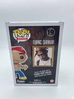 Rocks Tupac Shakur Funko Pop! #19 (Light Box Damage) Funko