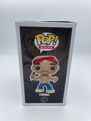 Rocks Tupac Shakur Funko Pop! #19 (Light Box Damage) Funko