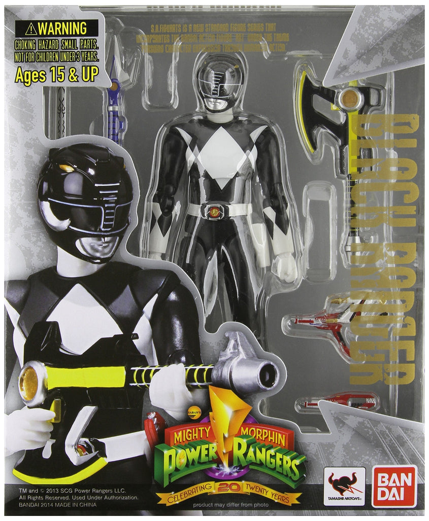 S.H. Figuarts Power Rangers Black Ranger Action Figure
