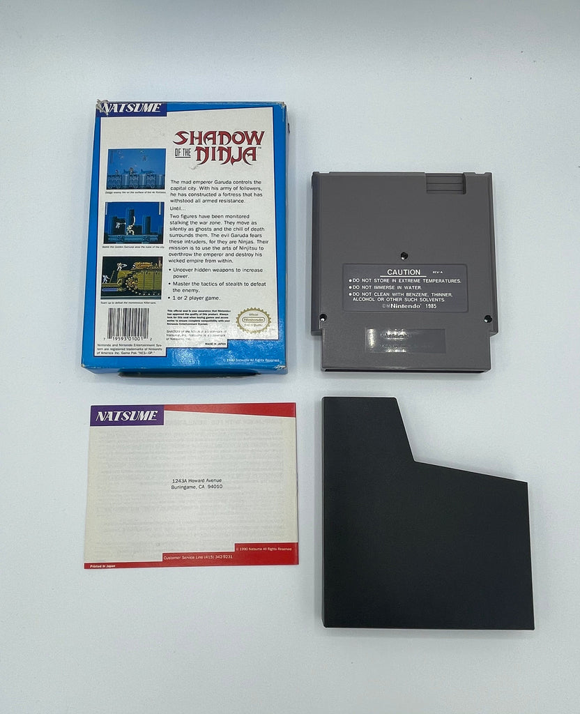 Shadow of the Ninja for the Nintendo Entertainment System (NES) Game (Complete in Box)