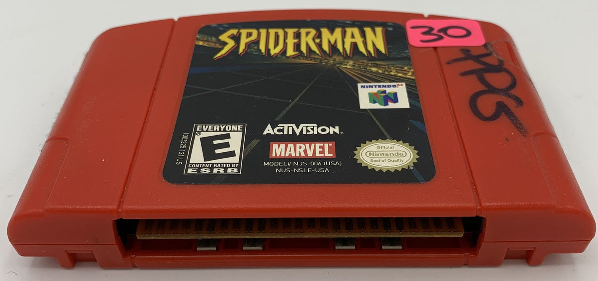 Spiderman n64 best sale cartridge