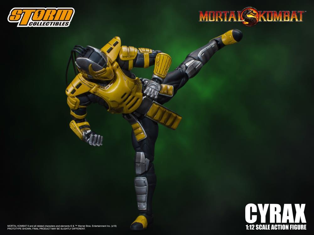 Storm Collectibles Mortal Kombat Cyrax 1:12 Action Figure Storm Collectibles 
