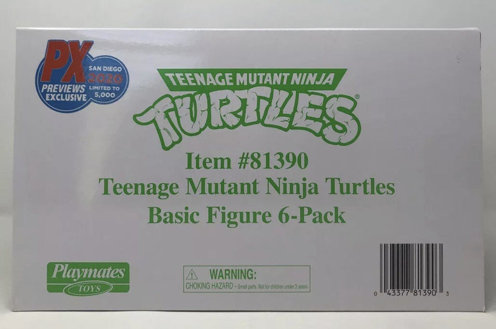 Teenage Mutant Ninja Turtles (TMNT) Retro Classic Action Figure 6-Pack Turtle Van Case PX Exclusive (Limited to 5,000 pcs) Action Figure playmates