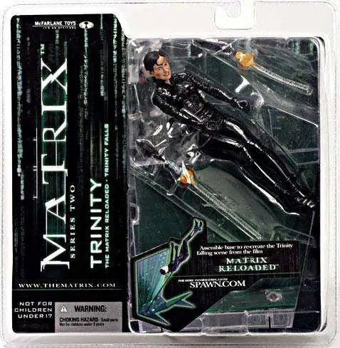 The Matrix Series 1 Trinity The Matrix Reloaded-Trinity Falls McFarlane Toys Action Figure