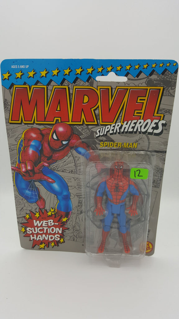 ToyBiz Marvel Superheroes Spider-man with Web-Suction Hands Action Figure