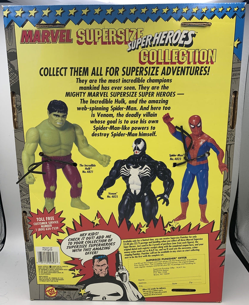 ToyBiz Marvel SuperHeroes Supersize Venom Vintage Action Figure Action Figure ToyBiz 