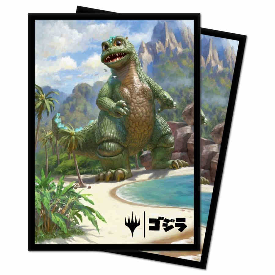 Ultra Pro: Magic the Gathering Ikoria BabyGodzilla Ruin Reborn Deck Protector Sleeves Baby Godzilla V5 (100CT))