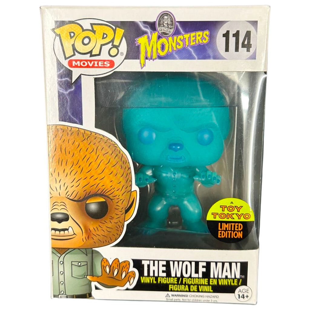 Universal Monsters The Wolf Man (Blue) Toy Tokyo Exclusive Funko Pop! #114