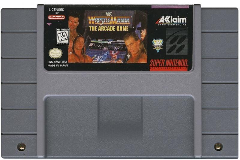 WWF WrestleMania The Arcade Game for the Super Nintendo (SNES)
