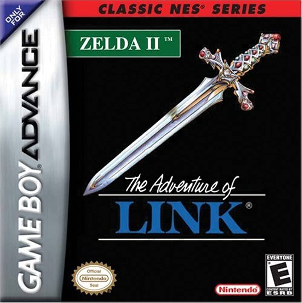 Zelda II The Adventure of Link (Classic NES Series) for the Nintendo Gameboy Advance (GBA) (Complete)