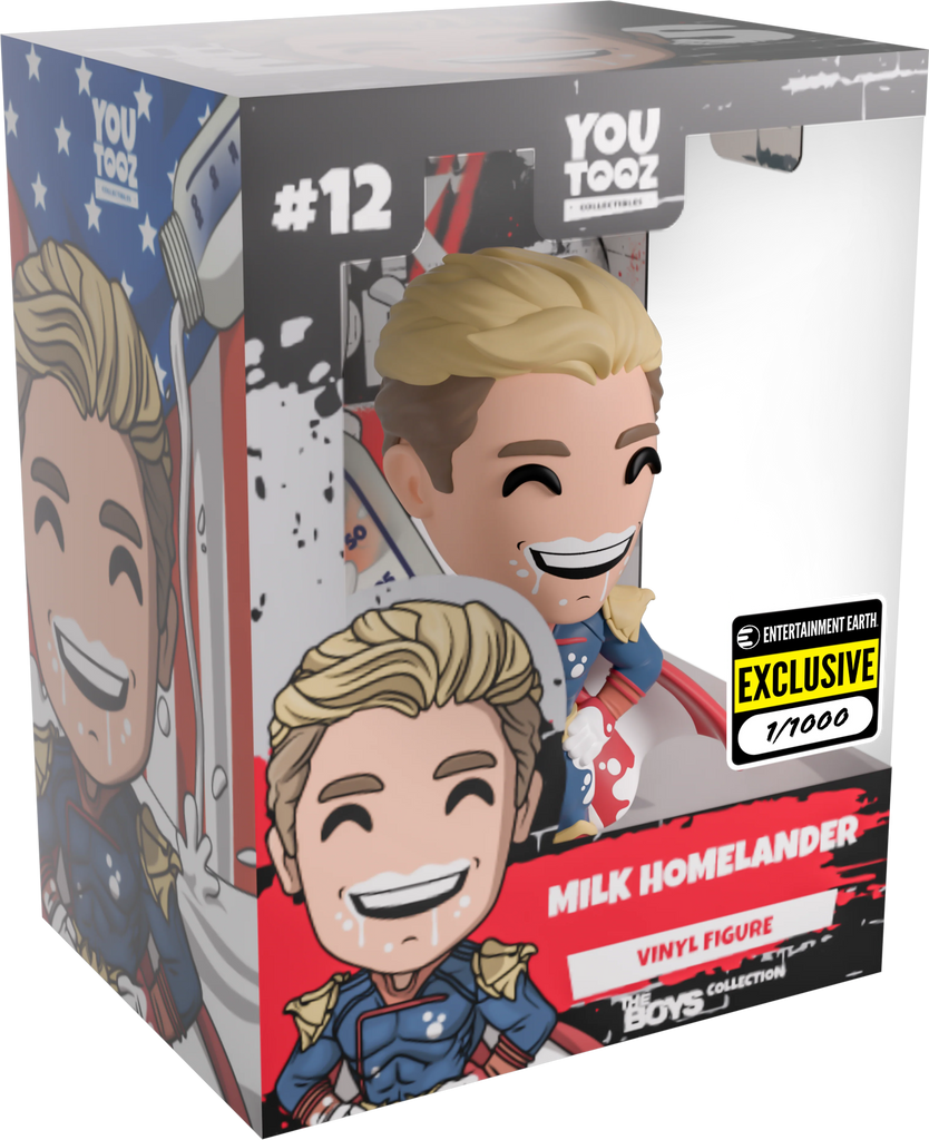 Youtooz: The Boys Collection - Homelander (Milk Variant) Vinyl Figure #12 (Entertainment Earth Exclusive)