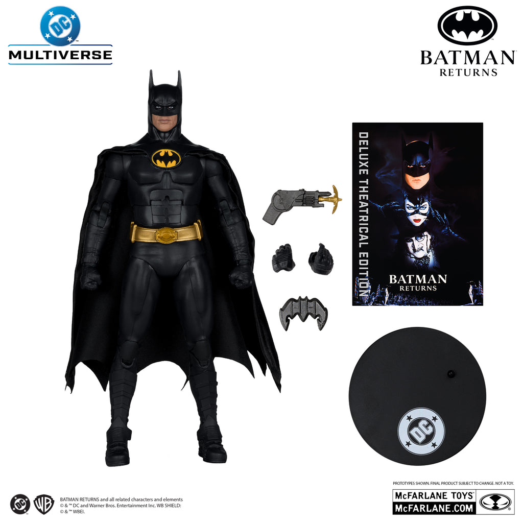 McFarlane DC Multiverse Batman (Batman Returns) Action Figure (Deluxe Theatrical Edition)