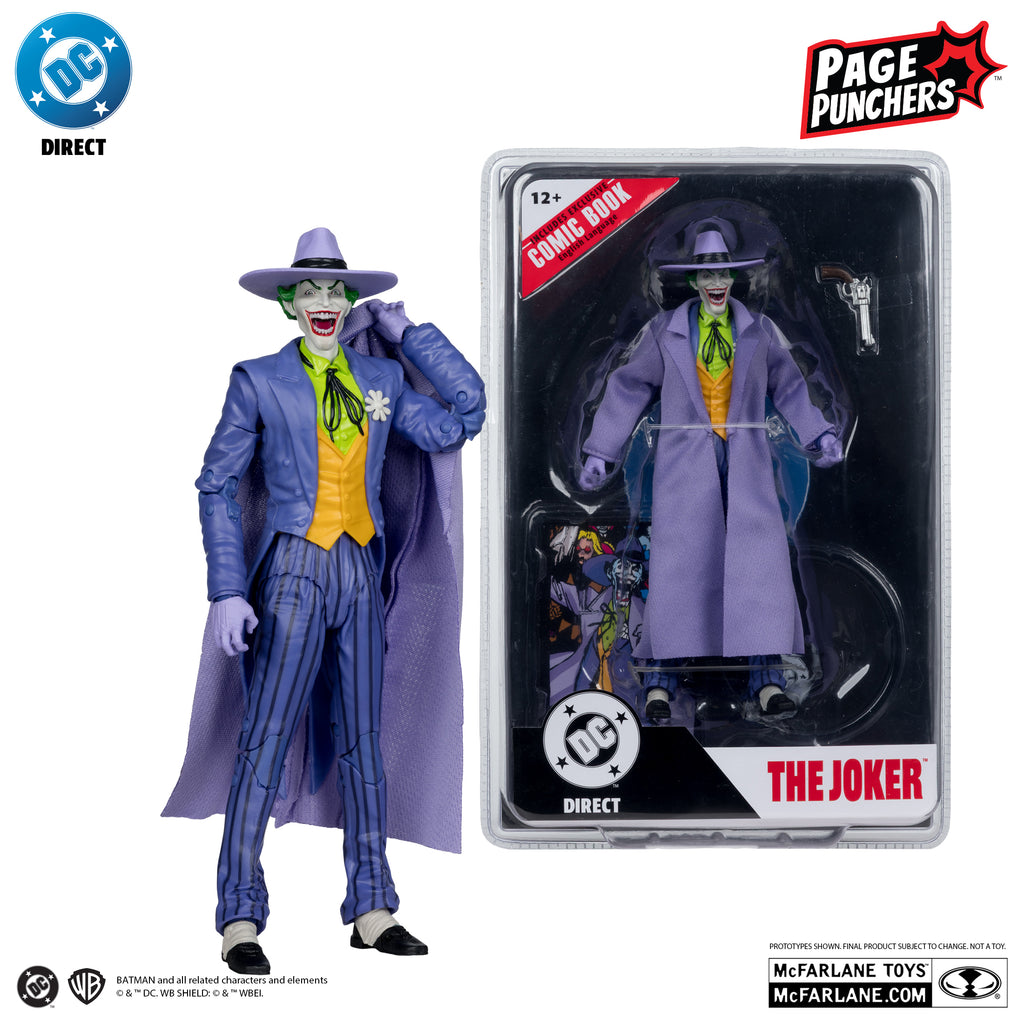 McFarlane DC Direct The Joker: Crisis on Infinite Earths Action Figure with Comic (Page Punchers)