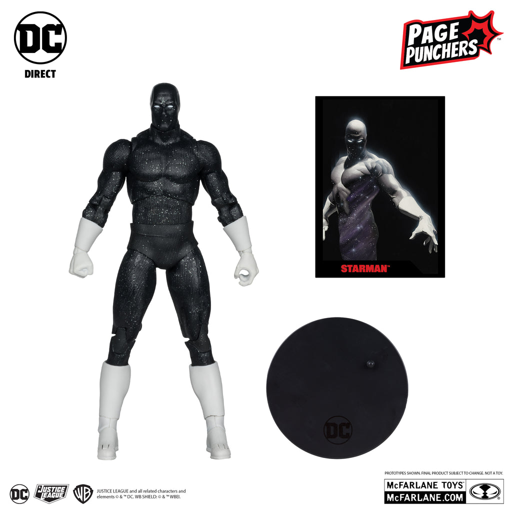 (RED PLATINUM EDITION) McFarlane Starman: Kingdom Come Action Figure with Comic (Page Punchers) 