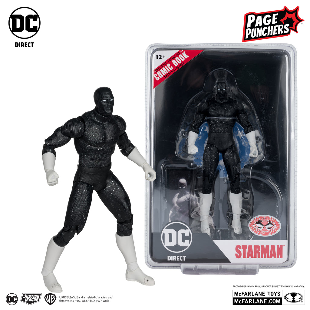 (RED PLATINUM EDITION) McFarlane Starman: Kingdom Come Action Figure with Comic (Page Punchers) 