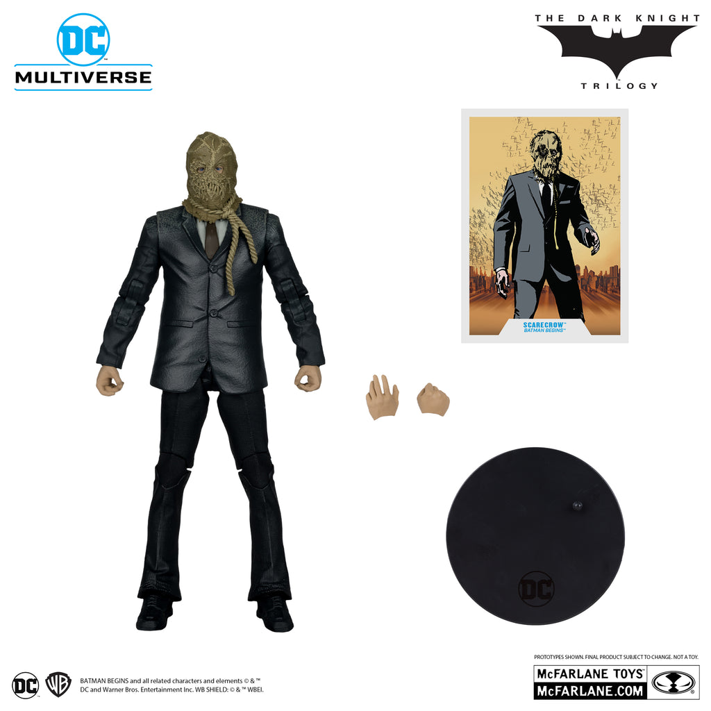 McFarlane DC Multiverse Scarecrow Action Figure (Batman Begins) (Red Platinum Edition)
