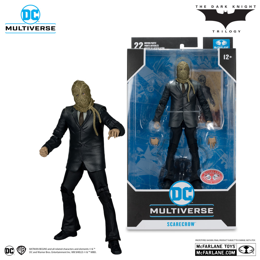 McFarlane DC Multiverse Scarecrow Action Figure (Batman Begins) (Red Platinum Edition)
