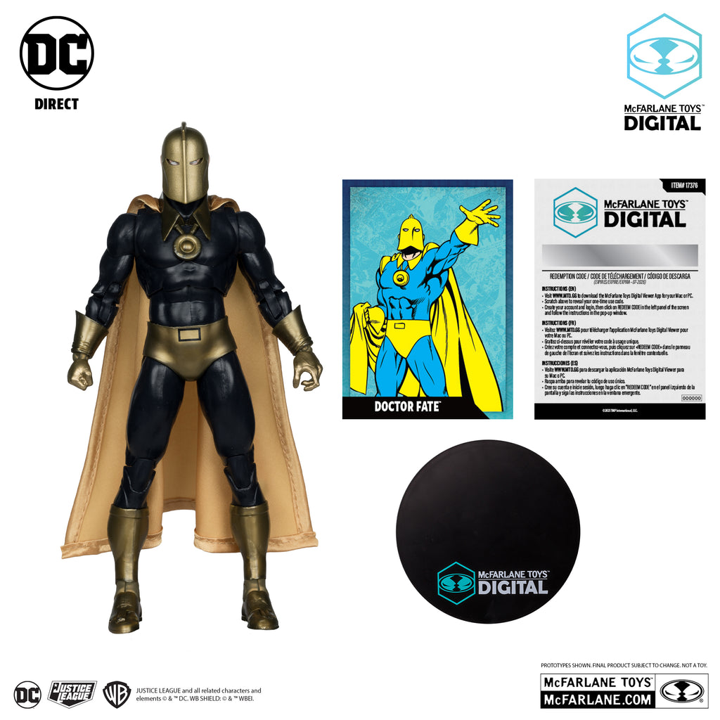 (PLATINUM EDITION) McFarlane Digital Collectible Doctor Fate (DC: The Silver Age) Action Figure