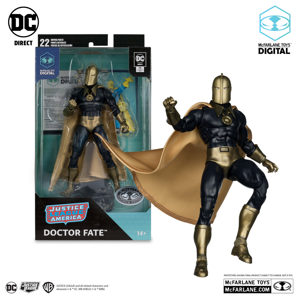 (PLATINUM EDITION) McFarlane Digital Collectible Doctor Fate (DC: The Silver Age) Action Figure