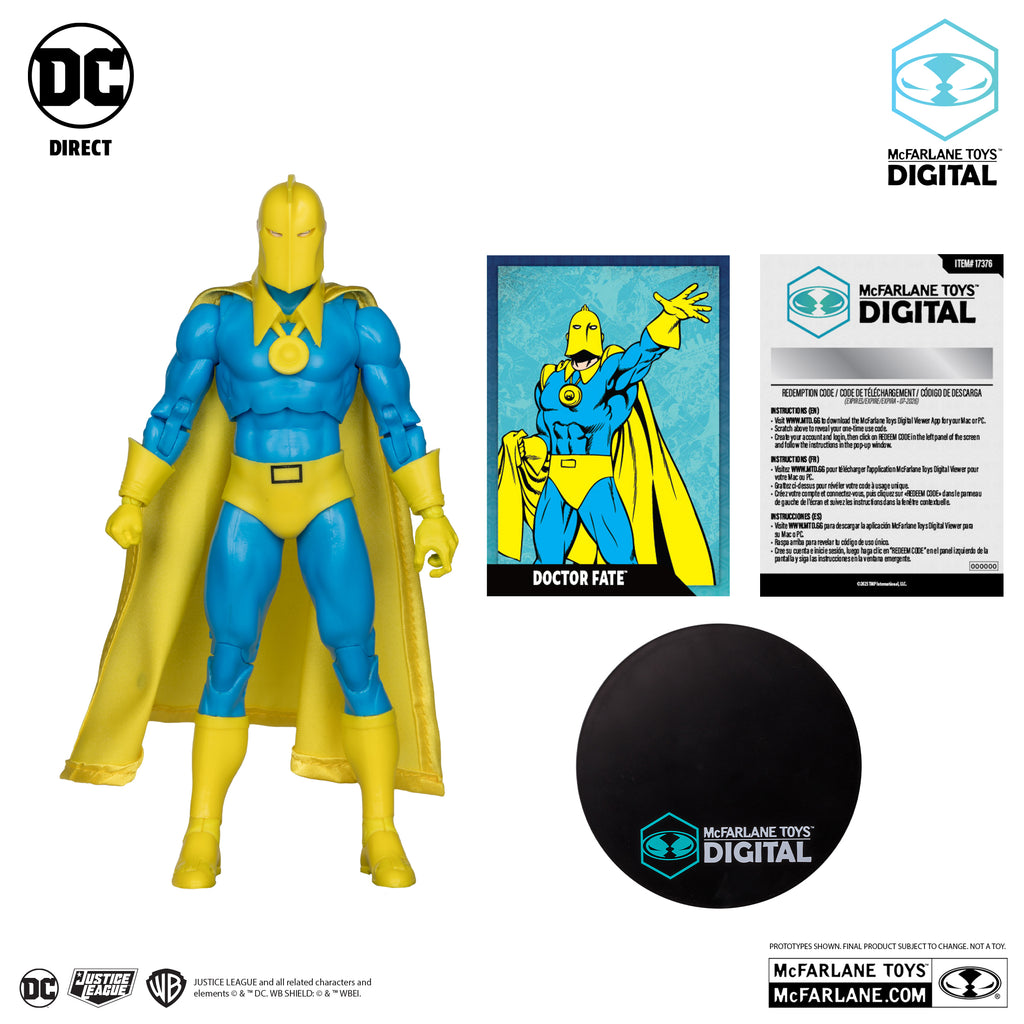 McFarlane Digital Collectible Doctor Fate (DC: The Silver Age) Action Figure