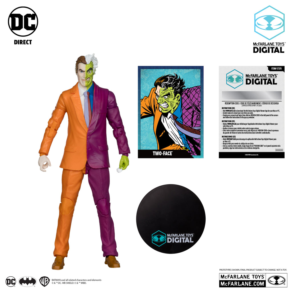 McFarlane Toys Digital Collectible Two-Face (The Silver Age) Action Figure