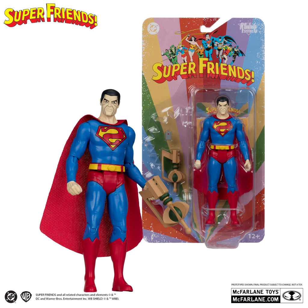 McFarlane Super Friends DC Retro Bizarro Superman Action Figure
