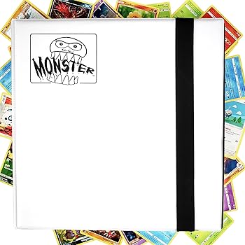 Monster Binder 4x3 12 Pocket  - White
